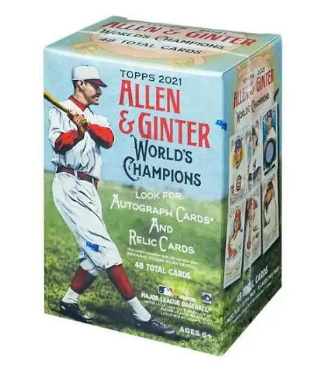 2021 Topps Allen & Ginter Baseball Blaster Box — Factory Sealed