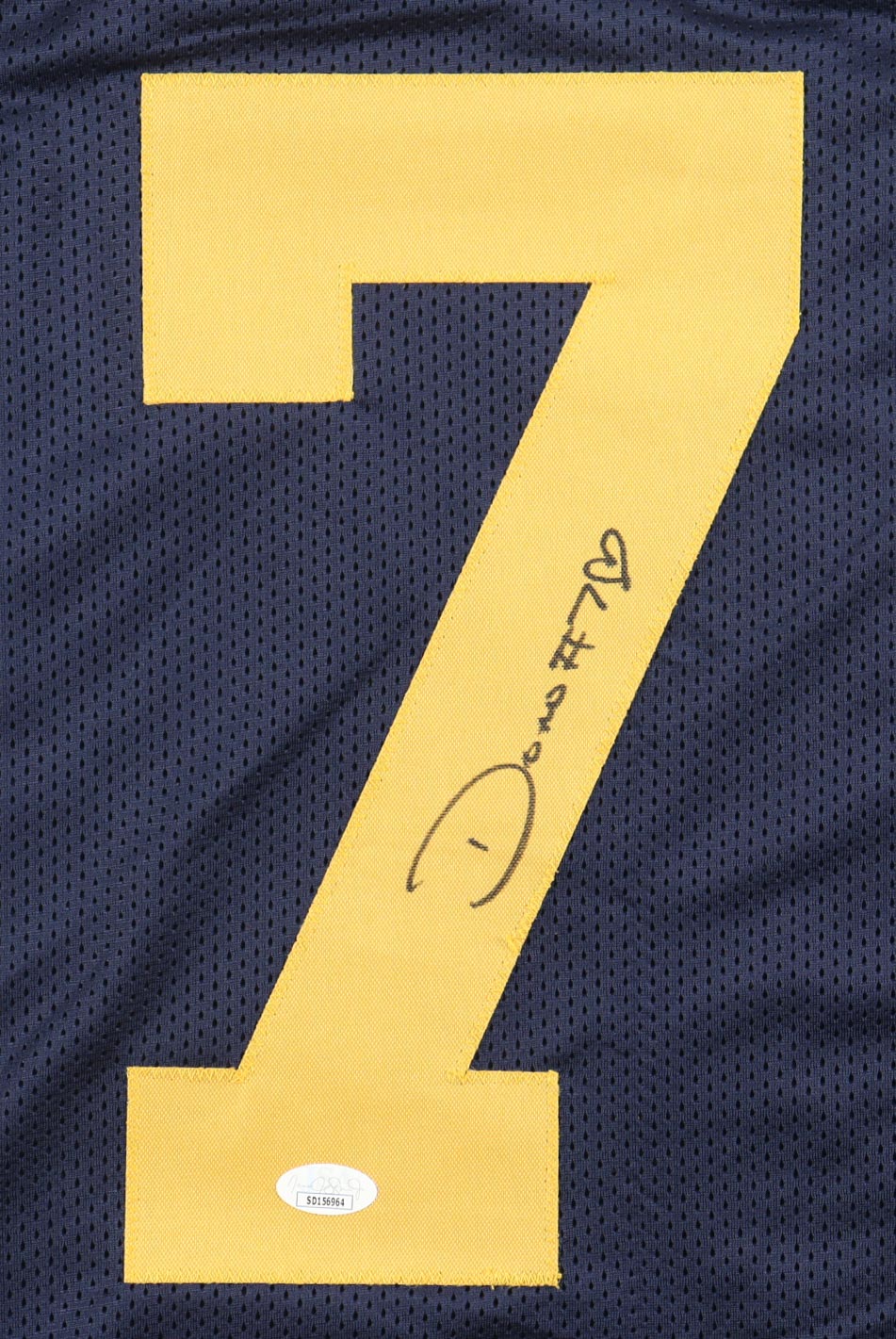 Donovan Edwards Signed Michigan Wolverines CUSTOM #7 Jersey - JSA