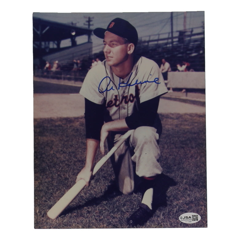 Al Kaline Signed Detroit Tigers 8x10 Photo — Hall of Fame