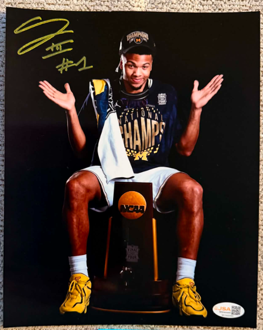 Trey McKenney Autographed Michigan Wolverines 8x10 Photo — 2026 National Champions
