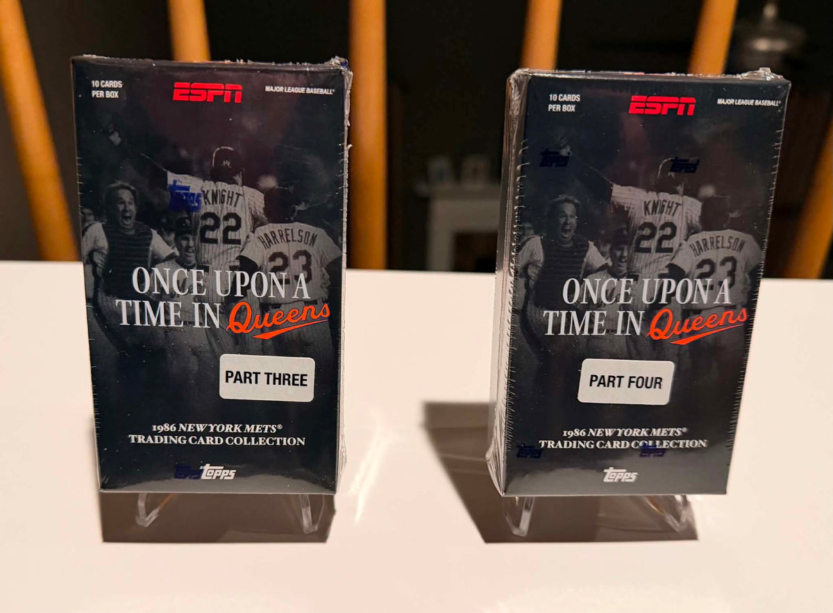 2021 Topps "Once Upon a Time in Queens" 1986 Mets — Parts 3 & 4 Bundle — Both Factory Sealed