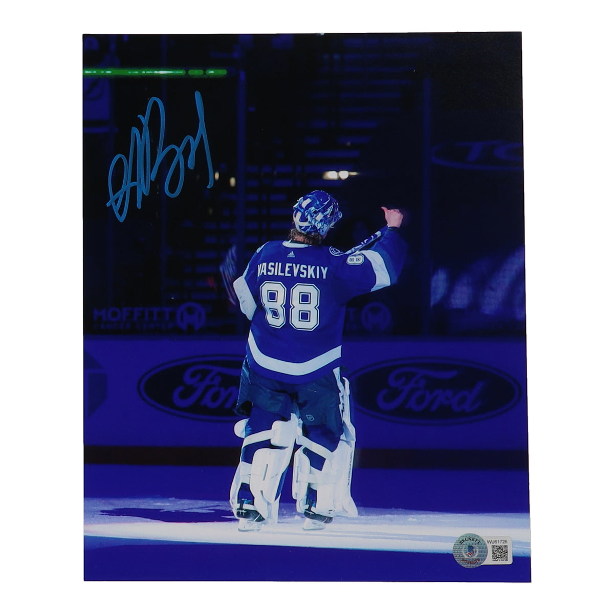 Andrei Vasilevskiy Signed Tampa Bay Lightning 8x10 Photo - Beckett