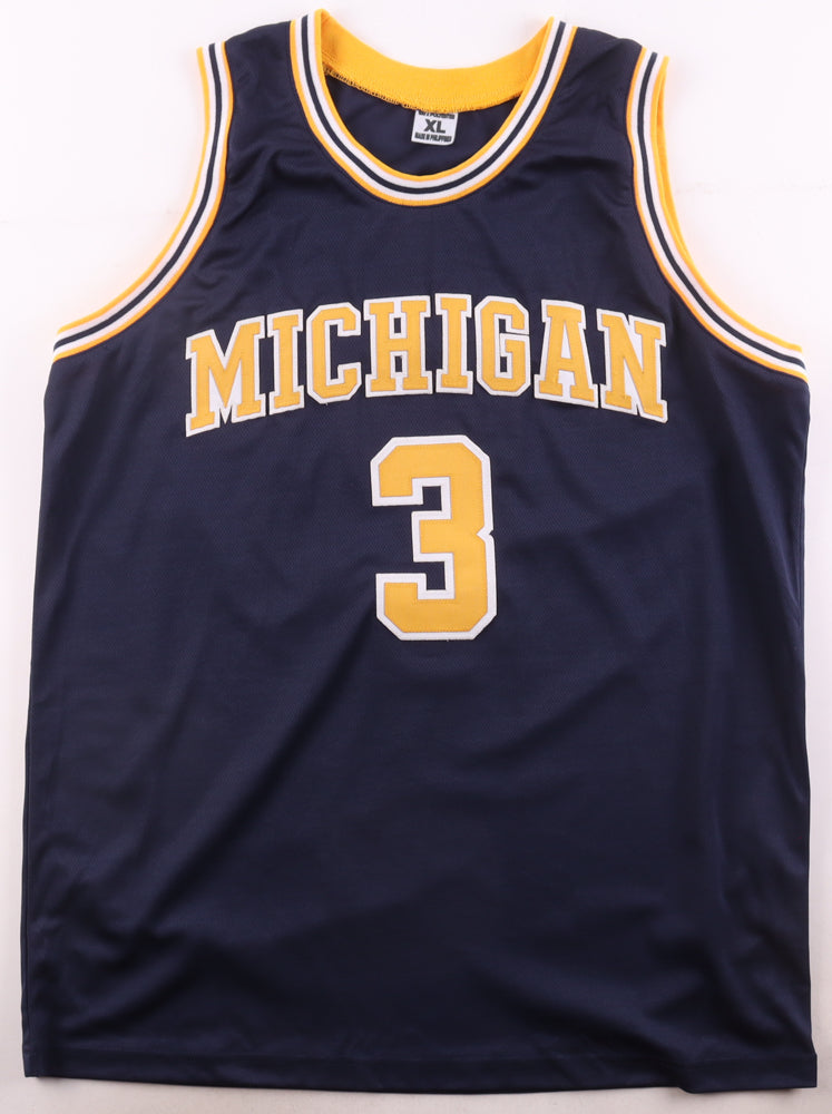 Elliot Cadeau Autographed Michigan Wolverines Custom Jersey