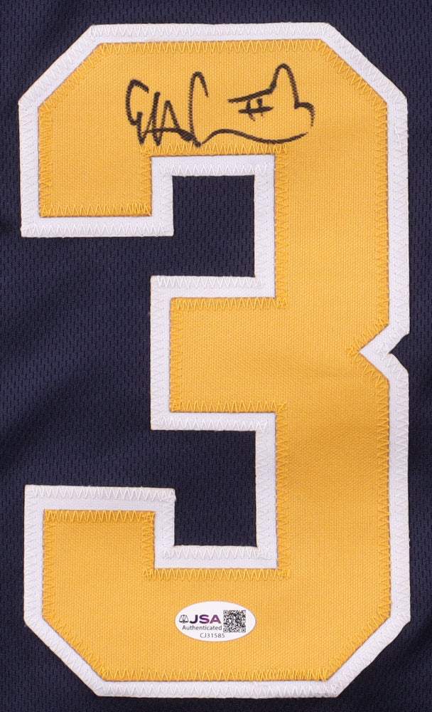 Elliot Cadeau Autographed Michigan Wolverines Custom Jersey
