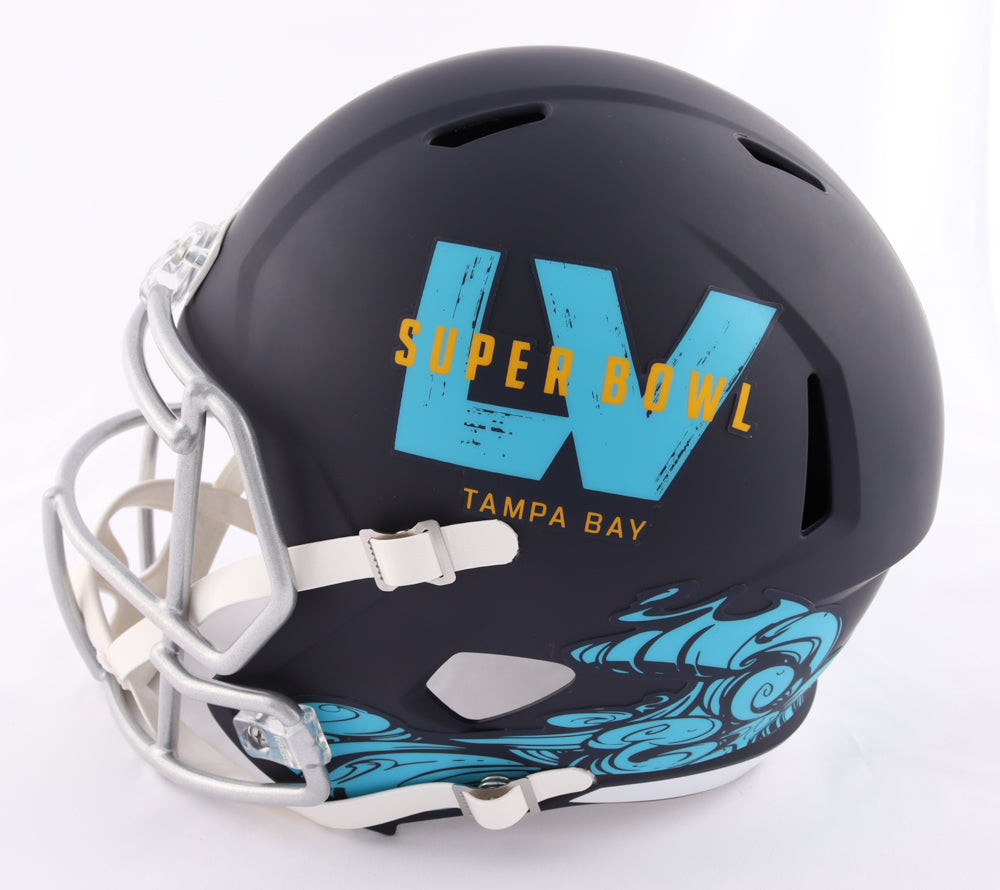 Chris Godwin Autographed Tampa Bay Buccaneers Full-Size Replica Super Bowl LV Helmet — Inscribed "SB LV Champs"