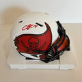 Chris Godwin Signed Tampa Bay Buccaneers Custom Mini Helmet with Red Tinted Visor (BAS)
