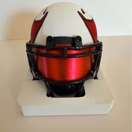 Chris Godwin Signed Tampa Bay Buccaneers Custom Mini Helmet with Red Tinted Visor (BAS)