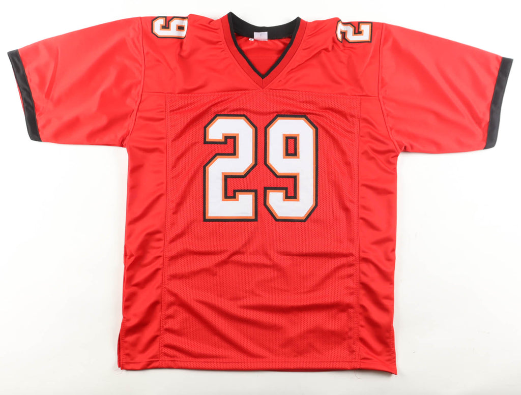 Christian Izien Signed Tampa Bay Buccaneers CUSTOM Red #29 Jersey - Beckett