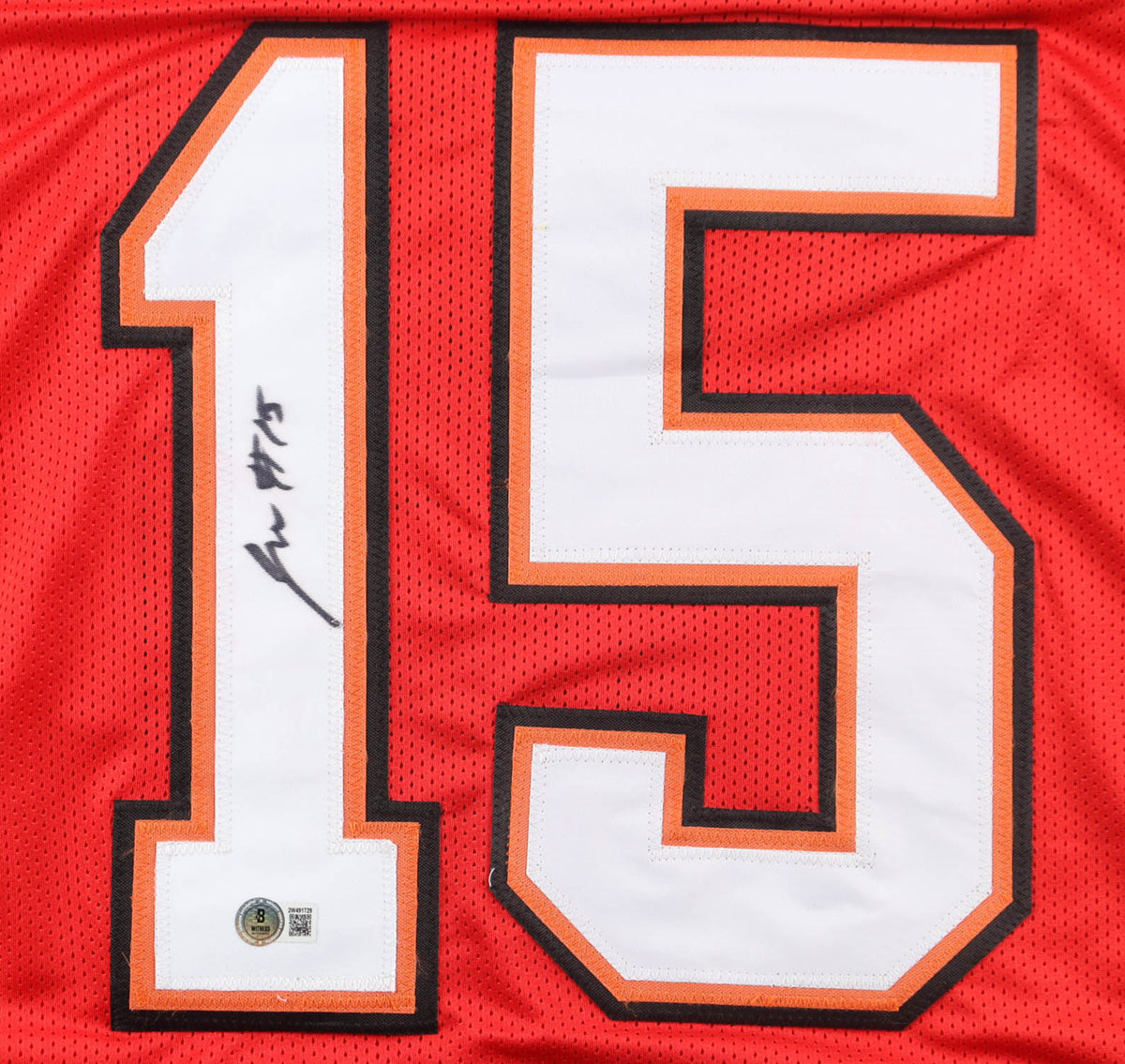 Jalen McMillan Signed Tampa Bay Buccaneers CUSTOM Red #15 Jersey - Beckett