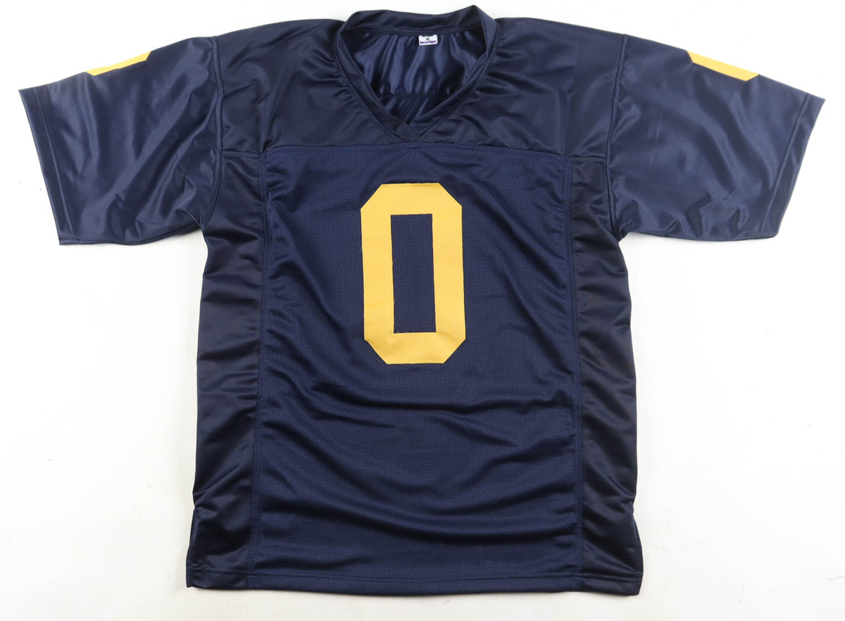 Mike Sainristil Autographed Custom Jersey — Inscribed "23' Nat'l Champs"