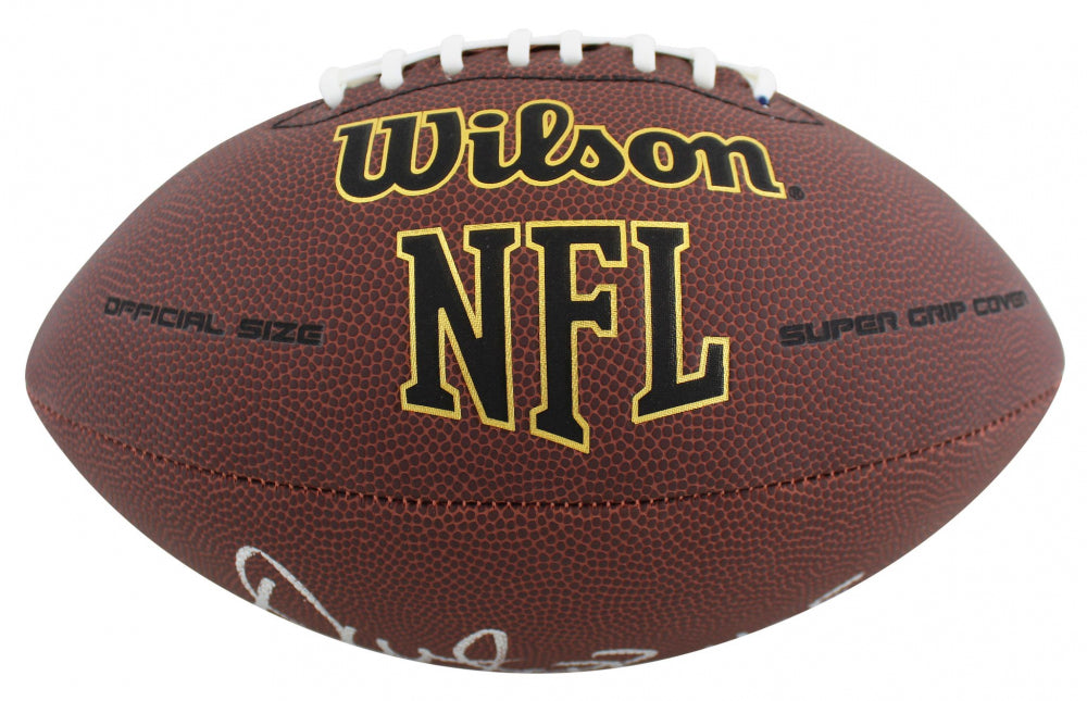 Warren Sapp Autographed Wilson NFL Football — Tampa Bay Buccaneers — Inscribed "HOF 13"