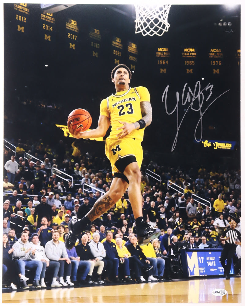 Yaxel Lendeborg Signed 16x20 Photo