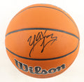 Yaxel Lendeborg Autographed NCAA Basketball — Michigan Wolverines