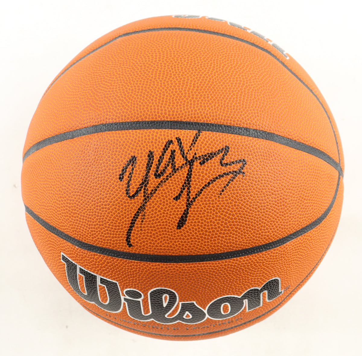 Yaxel Lendeborg Autographed NCAA Basketball — Michigan Wolverines
